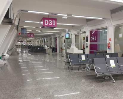 Nuevas denominación en las salas de embarque Aeropuerto de Bilbao BIO