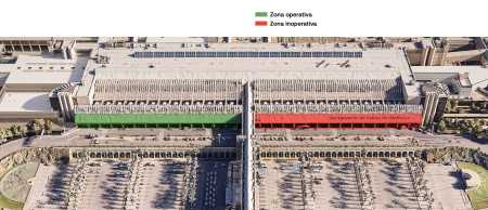obras en la planta de facturación