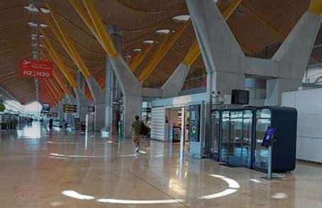 Cápsulas Pôdo en la T4 de Madrid-Barajas