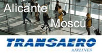 A Moscú desde Alicante directo con Transaero airlines